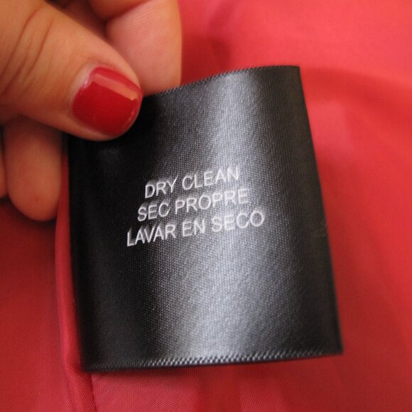 MICHAEL KORS Red Wool Blend Pea Coat - Picture 9 of 10